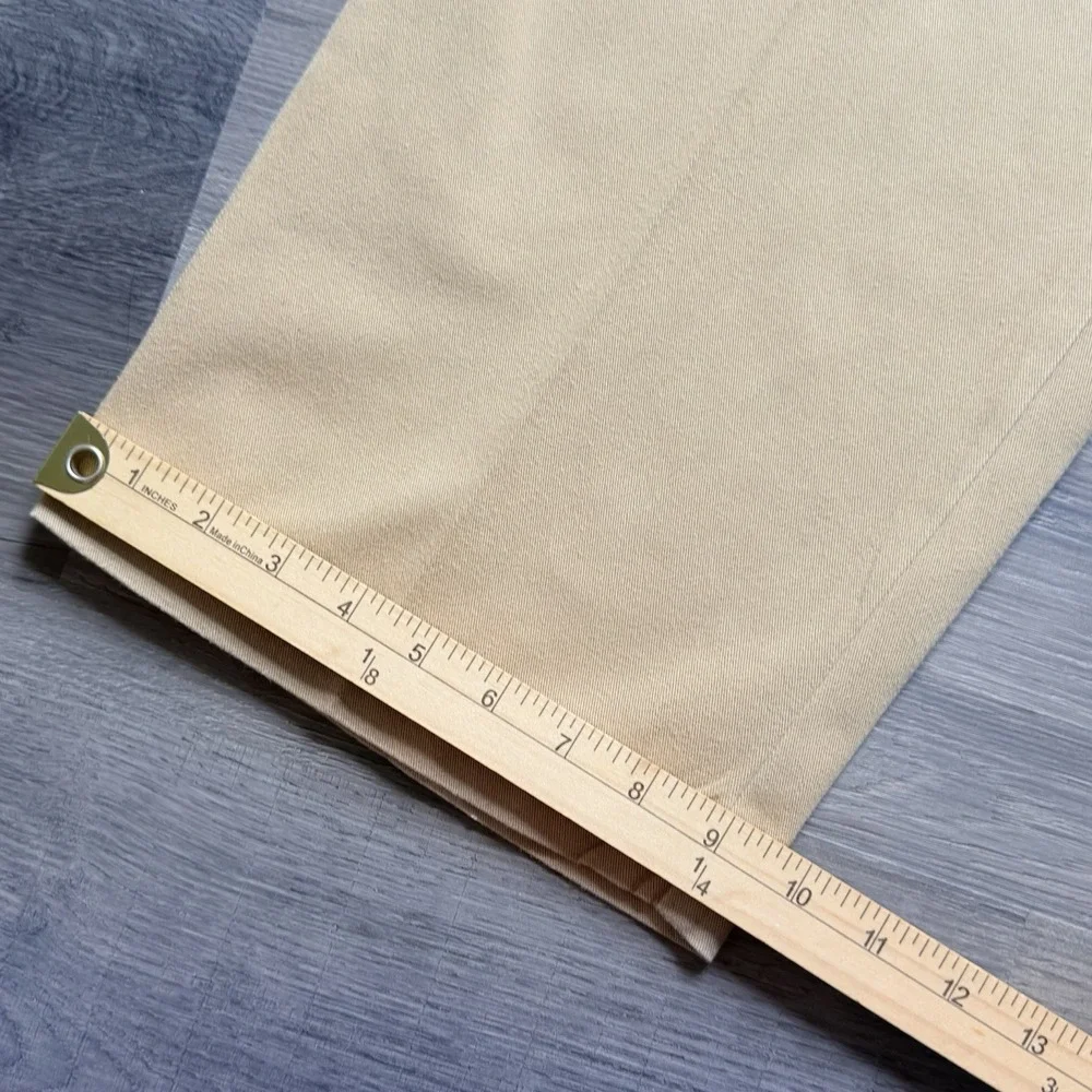 Vintage 90s Polo Ralph Lauren Mens Andrew Pant Mens 42x30 Chino Double Pleated
